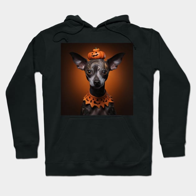 Xoloitzcuintli Halloween Hoodie by NatashaCuteShop